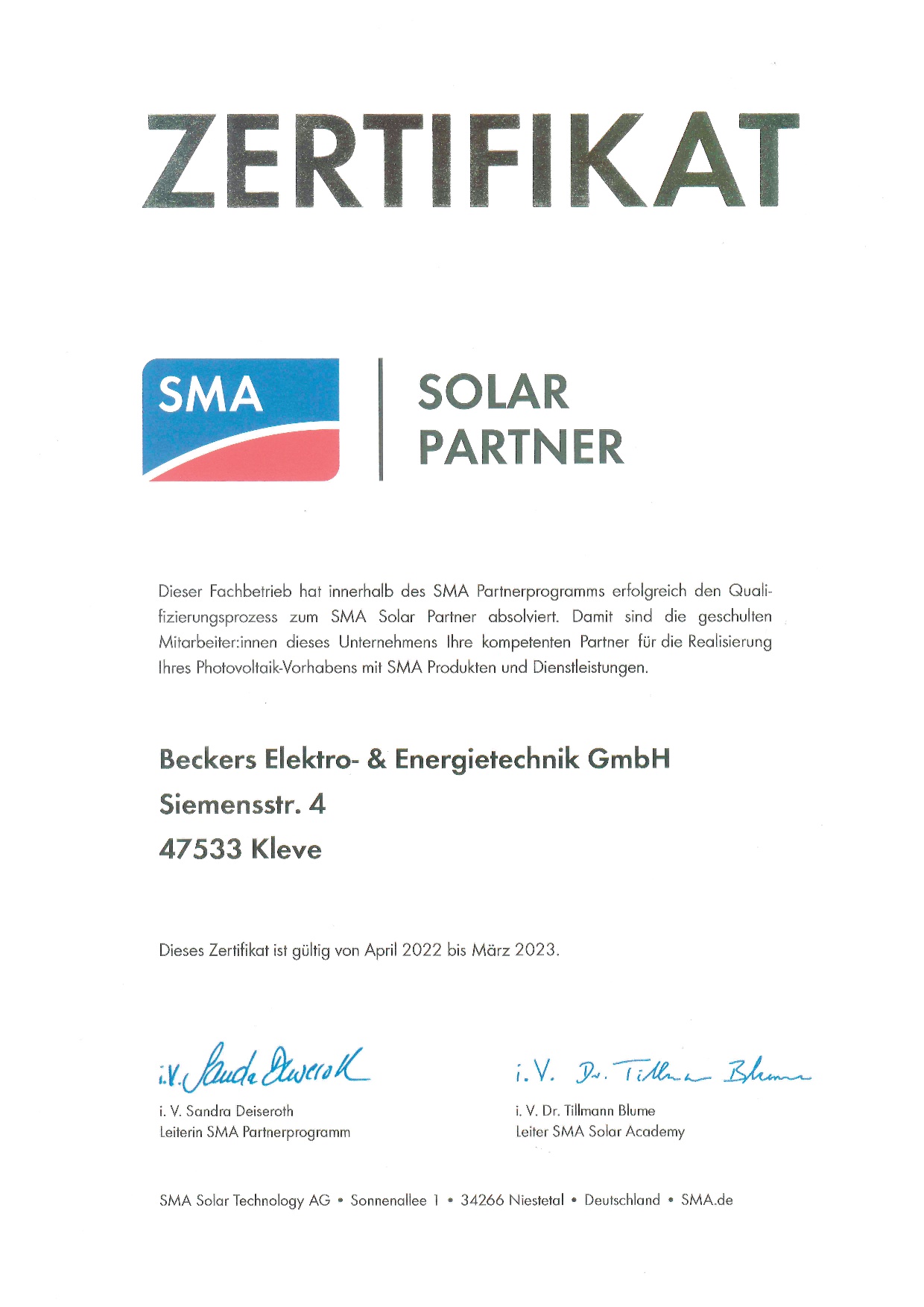 SMA-Solar-Fachpartner-Beckers-Elektro-und-Energietechnik-2020